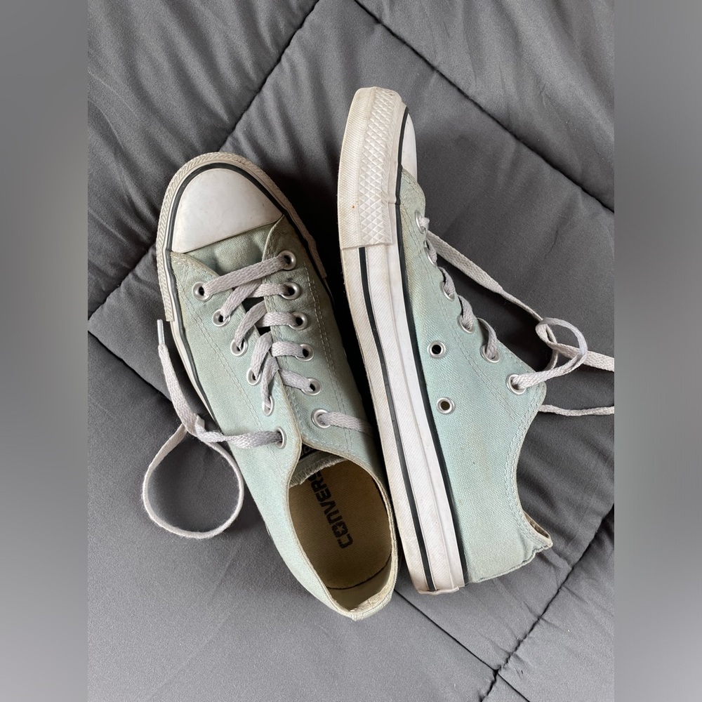 Mint Green/Light Blue Converse